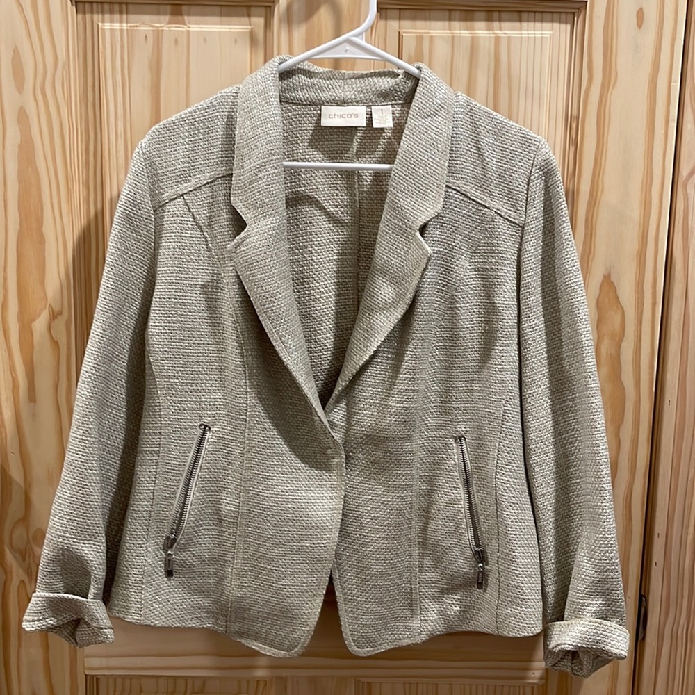 Chico’s blazer to dress up any outfit.